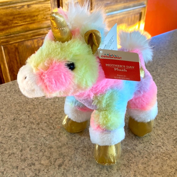 Way to Celebrate Other - Rainbow Plush Unicorn “Nana” Mother’s Day